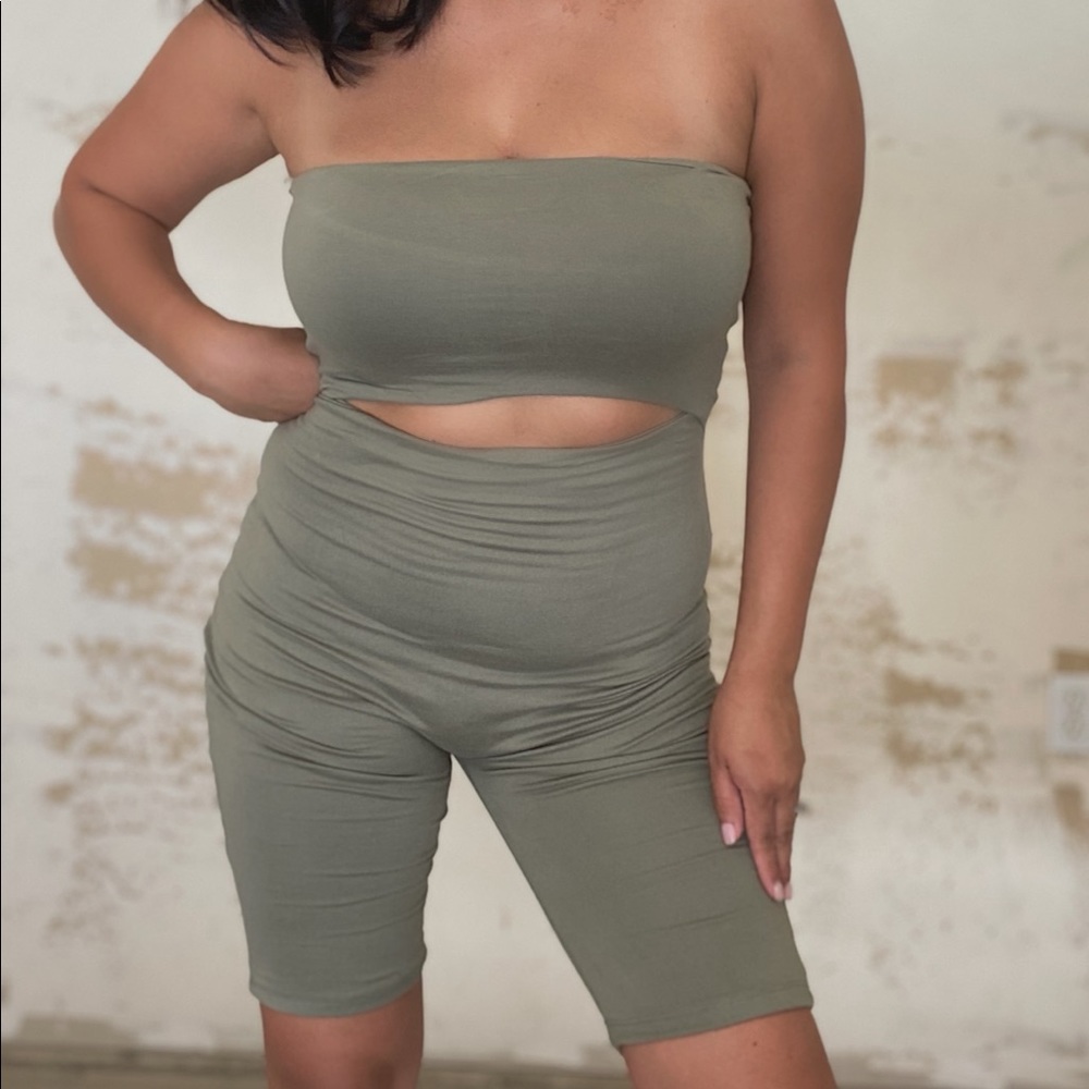 Olive Romper